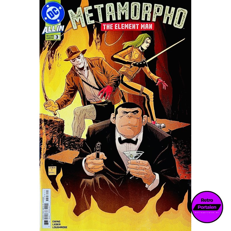 Metamorpho: The Element Man Nr. 3 (Ewing / Lieber / Loughridge) (Engelsk) (DC Comics) (Tegneserie)