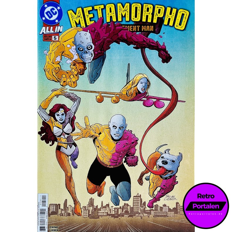 Metamorpho: The Element Man Nr. 5 (Ewing / Lieber / Loughridge) (Engelsk) (DC Comics) (Tegneserie)