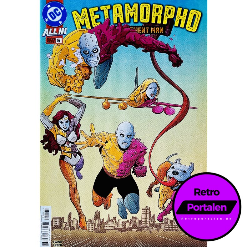 Metamorpho: The Element Man Nr. 5 (Ewing / Lieber / Loughridge) (Engelsk) (DC Comics) (Tegneserie)