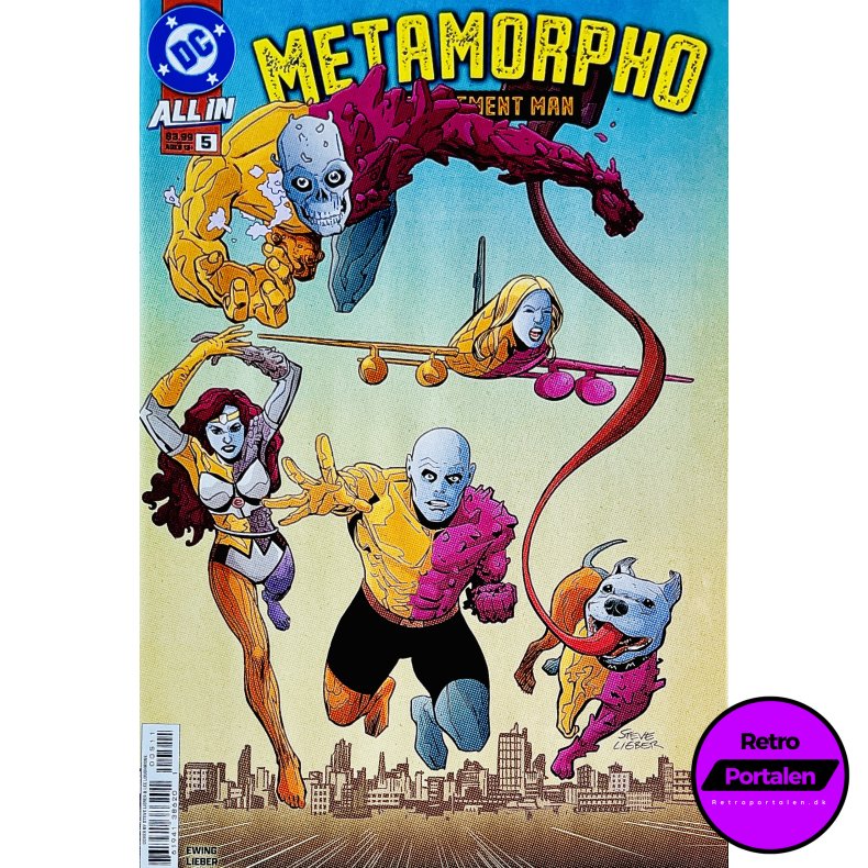 Metamorpho: The Element Man Nr. 5 (Ewing / Lieber / Loughridge) (Engelsk) (DC Comics) (Tegneserie)