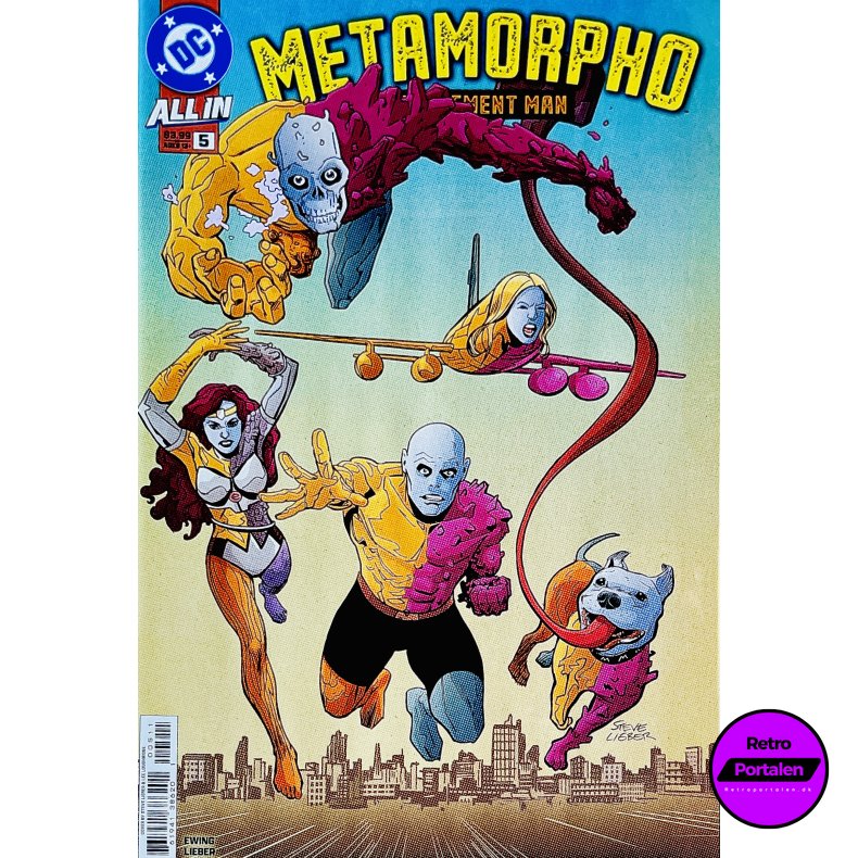 Metamorpho: The Element Man Nr. 5 (Ewing / Lieber / Loughridge) (Engelsk) (DC Comics) (Tegneserie)