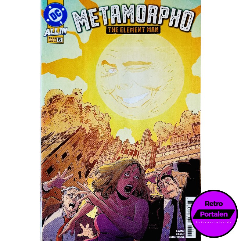 Metamorpho: The Element Man Nr. 6 (Ewing / Lieber / Loughridge) (Engelsk) (DC Comics) (Tegneserie)