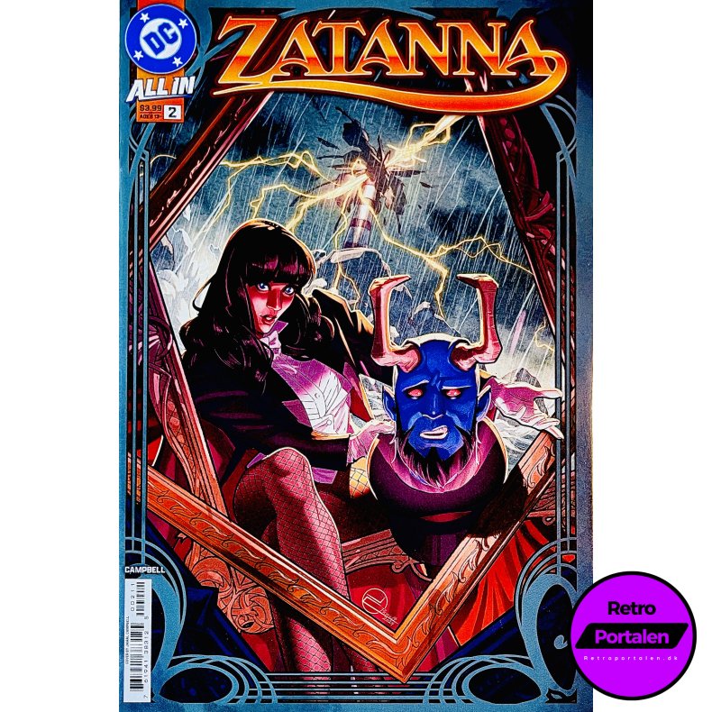 Zatanna Nr. 2 (Campbell) (Engelsk) (DC Comics) (Tegneserie)