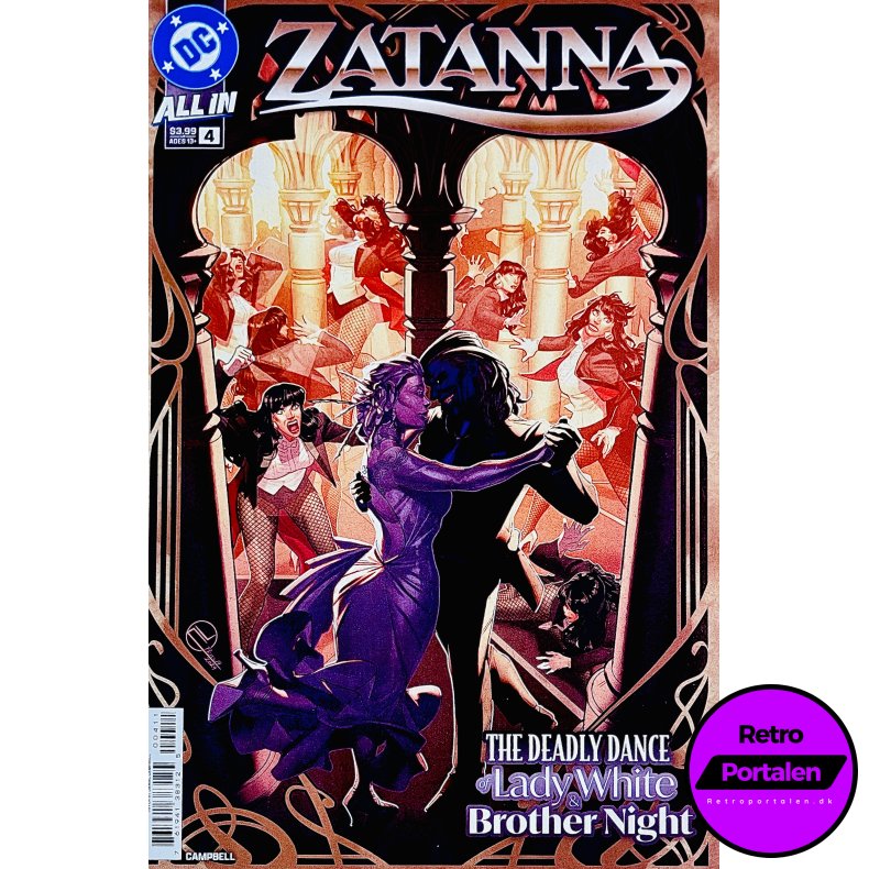 Zatanna Nr. 4 (Campbell) (Engelsk) (DC Comics) (Tegneserie)
