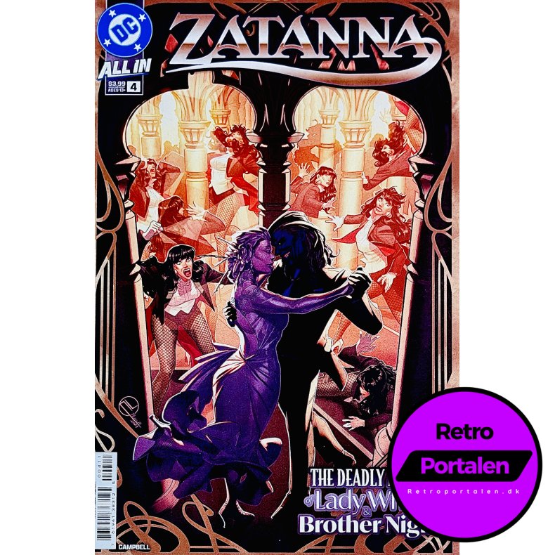 Zatanna Nr. 4 (Campbell) (Engelsk) (DC Comics) (Tegneserie)
