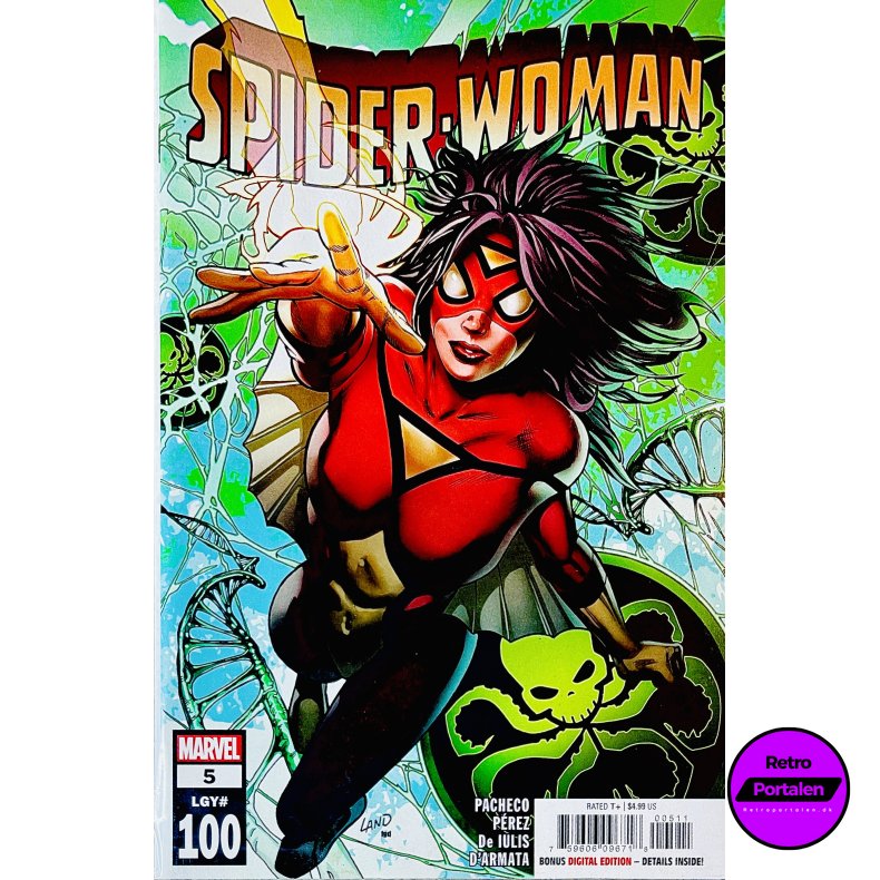 Spider-Woman Nr. 5 (LGY#100) (Pacheco) (Engelsk) (Marvel) (Tegneserie)