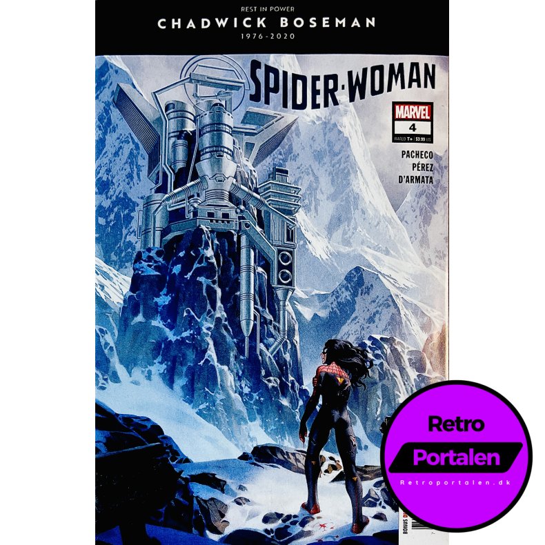 Spider-Woman Nr. 4 (Rest In Power Chadwick Boseman 1976 - 2020) (Engelsk) (Marvel) (Tegneserie)