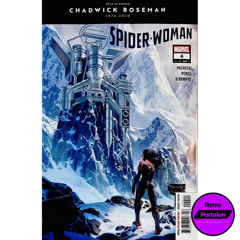Spider-Woman Nr. 4 (Rest In Power Chadwick Boseman 1976 - 2020) (Engelsk) (Marvel) (Tegneserie)