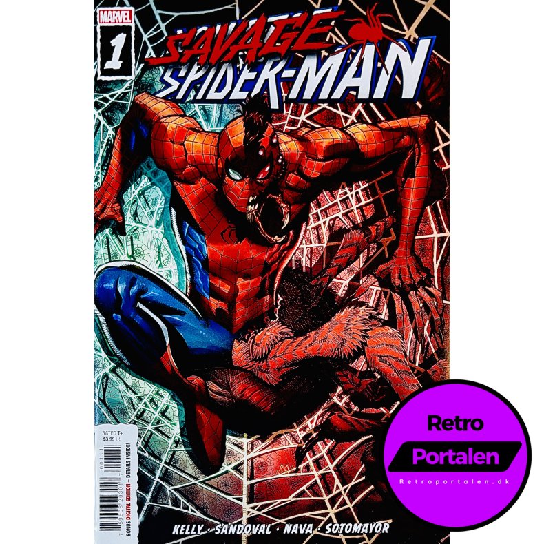 Savage Spider-Man Nr. 1 (Kelly / Sandoval / Nava / Sotomayor) (Engelsk) (Marvel) (Tegneserie)