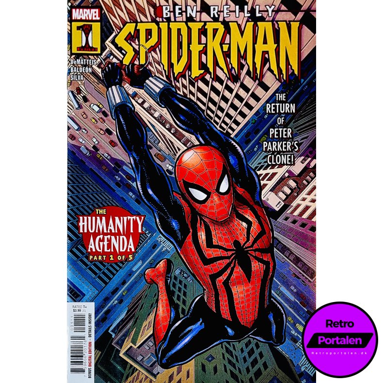 Spider-Man Ben Reilly Nr. 1 (The Humanity Agenda Part 1 Of 5) (Engelsk) (Marvel) (Tegneserie)