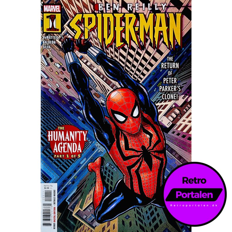 Spider-Man Ben Reilly Nr. 1 (The Humanity Agenda Part 1 Of 5) (Engelsk) (Marvel) (Tegneserie)