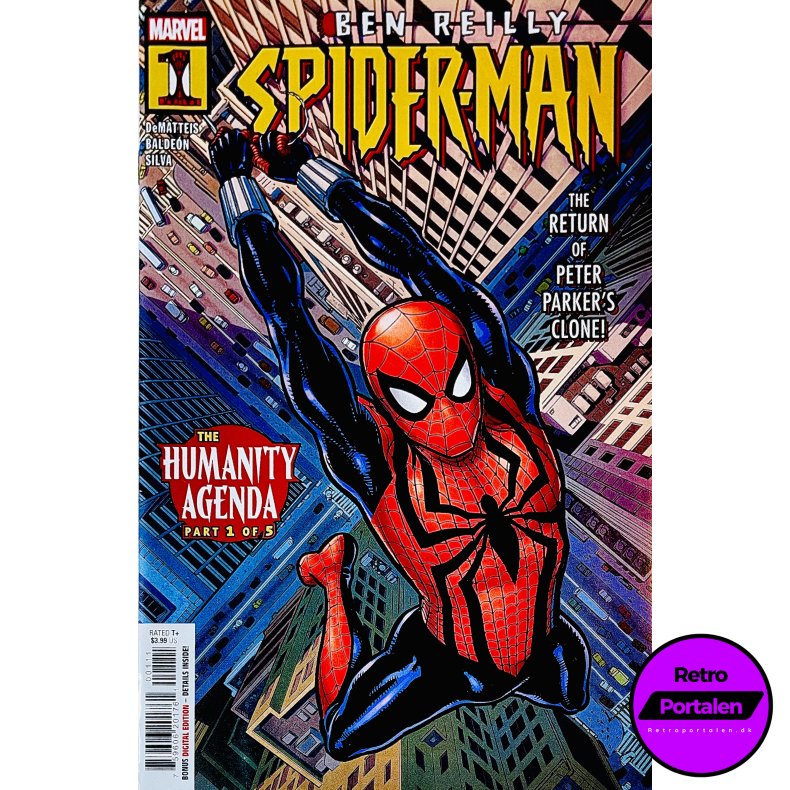 Spider-Man Ben Reilly Nr. 1 (The Humanity Agenda Part 1 Of 5) (Engelsk) (Marvel) (Tegneserie)