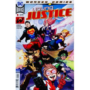 Young Justice Nr. 1 (Wonder Comics) (Bendis / Gleason) (Engelsk) (DC Comics) (Tegneserie)