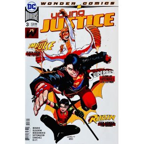 Young Justice Nr. 3 (Wonder Comics) (Bendis / Gleason) (Engelsk) (DC Comics) (Tegneserie)
