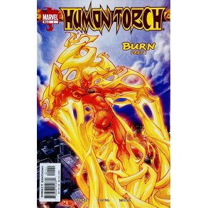 Human Torch Nr. 1 (Burn! Part 1) (Kesel) (Engelsk) (Marvel) (Tegneserie)