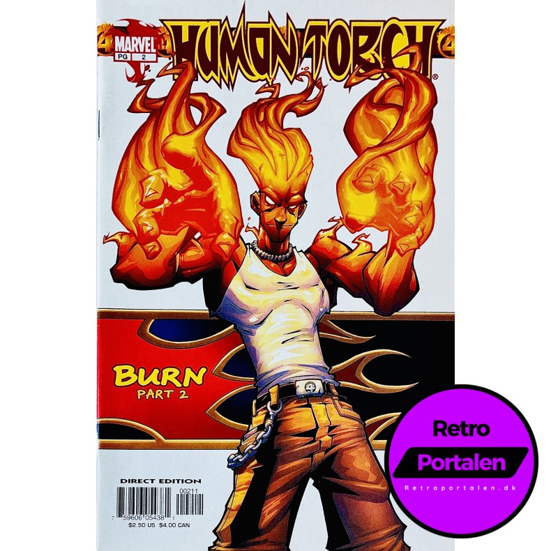 Human Torch Nr. 2 (Burn! Part 2) (Kesel) (Engelsk) (Marvel) (Tegneserie)