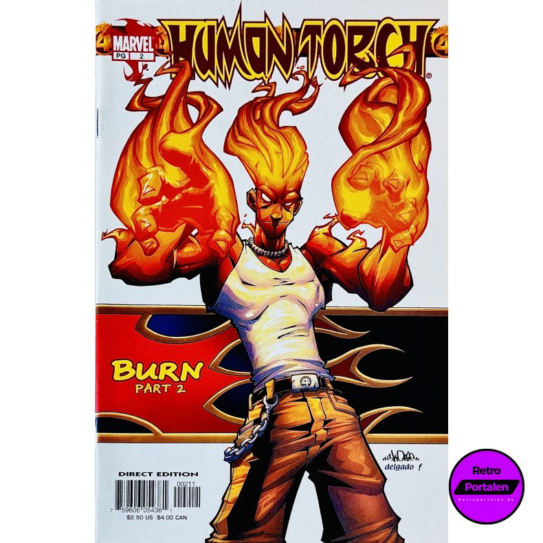 Human Torch Nr. 2 (Burn! Part 2) (Kesel) (Engelsk) (Marvel) (Tegneserie)