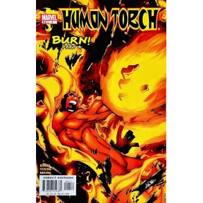 Human Torch Nr. 4 (Burn! Part 4) (Kesel) (Engelsk) (Marvel) (Tegneserie)