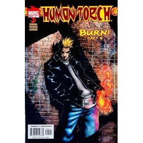 Human Torch Nr. 5 (Burn! Part 5) (Kesel) (Engelsk) (Marvel) (Tegneserie)
