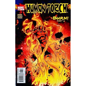 Human Torch Nr. 6 (Burn! Part 6) (Kesel) (Engelsk) (Marvel) (Tegneserie)