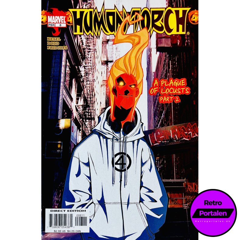 Human Torch (Kesel) Nr. 8 (A Plague Of Locusts Part 2) (Engelsk) (Marvel) (Tegneserie)