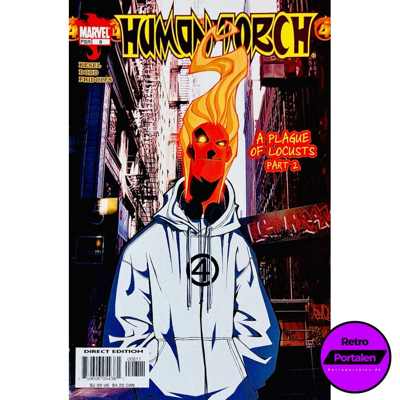 Human Torch (Kesel) Nr. 8 (A Plague Of Locusts Part 2) (Engelsk) (Marvel) (Tegneserie)