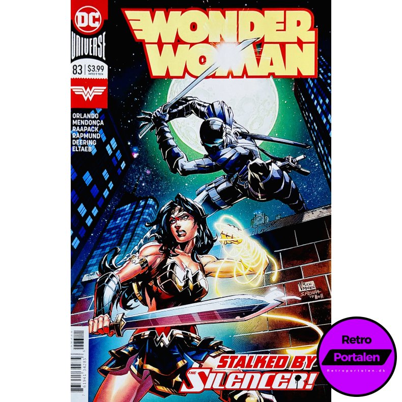 Wonder Woman Nr. 83 (Stalked By The Silencer!) (Orlando/Mendonca) (Engelsk) (DC Comics) (Tegneserie)