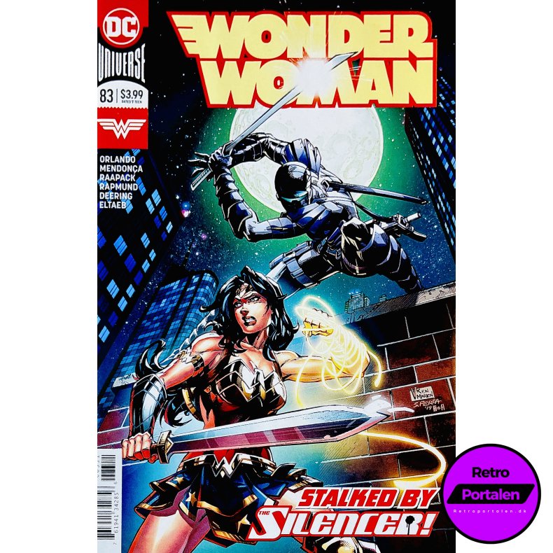 Wonder Woman Nr. 83 (Stalked By The Silencer!) (Orlando/Mendonca) (Engelsk) (DC Comics) (Tegneserie)