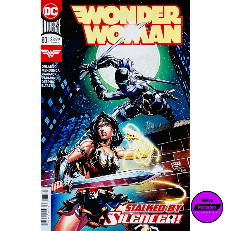 Wonder Woman Nr. 83 (Stalked By The Silencer!) (Orlando/Mendonca) (Engelsk) (DC Comics) (Tegneserie)
