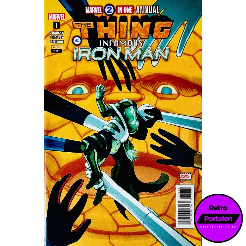 Marvel 2 In One "Annual: The Thing And The Infamous Iron Man Nr. 1 (Engelsk) (Marvel) (Tegneserie)
