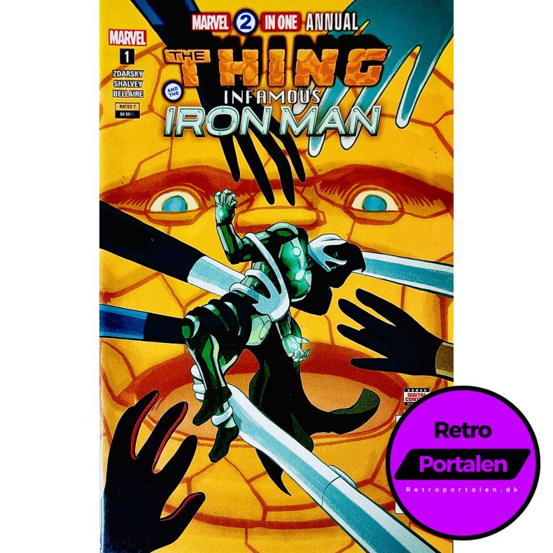 Marvel 2 In One "Annual: The Thing And The Infamous Iron Man Nr. 1 (Engelsk) (Marvel) (Tegneserie)