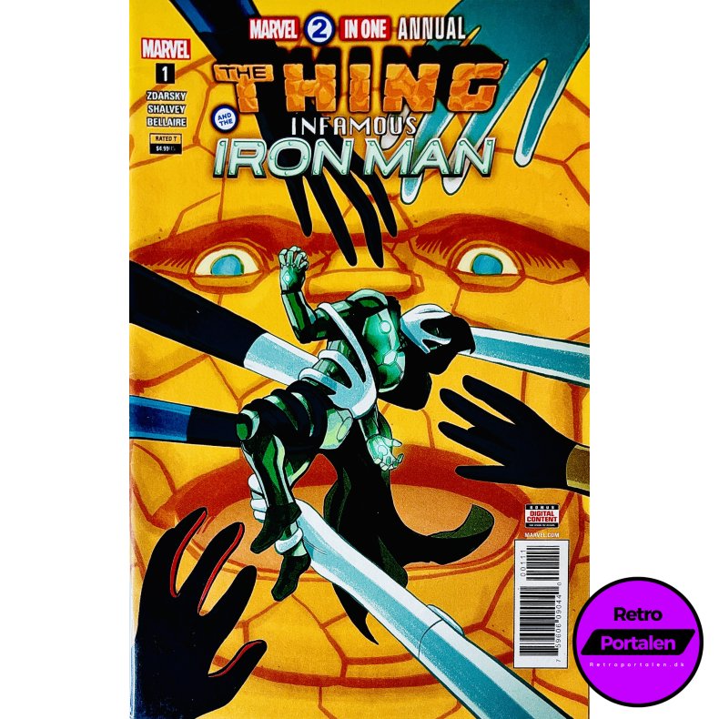 Marvel 2 In One "Annual: The Thing And The Infamous Iron Man Nr. 1 (Engelsk) (Marvel) (Tegneserie)