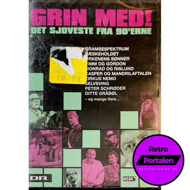 Grin med! Det sjoveste fra 90'erne (NY) (DVD)