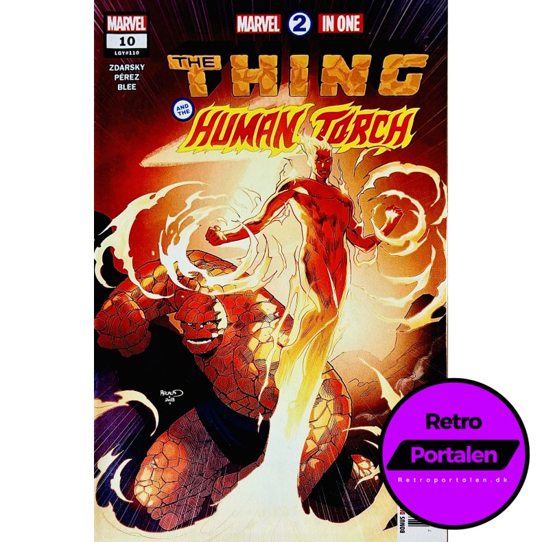 Marvel 2 In One: The Thing And The Human Torch Nr. 10  (LGY#110) (Engelsk) (Marvel) (Tegneserie)