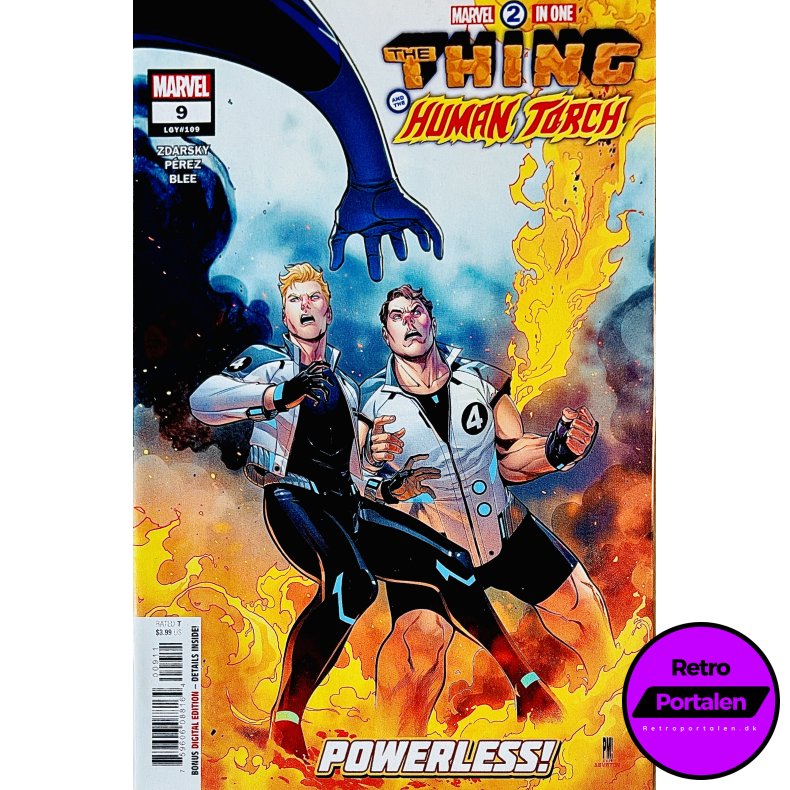 Marvel 2 In One: The Thing And The Human Torch Nr. 9  (LGY#109) (Engelsk) (Marvel) (Tegneserie)