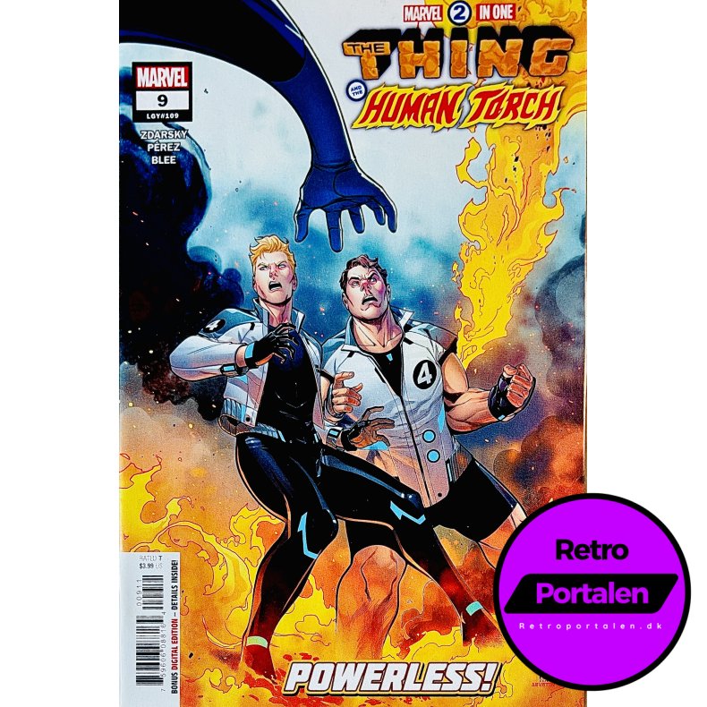 Marvel 2 In One: The Thing And The Human Torch Nr. 9  (LGY#109) (Engelsk) (Marvel) (Tegneserie)