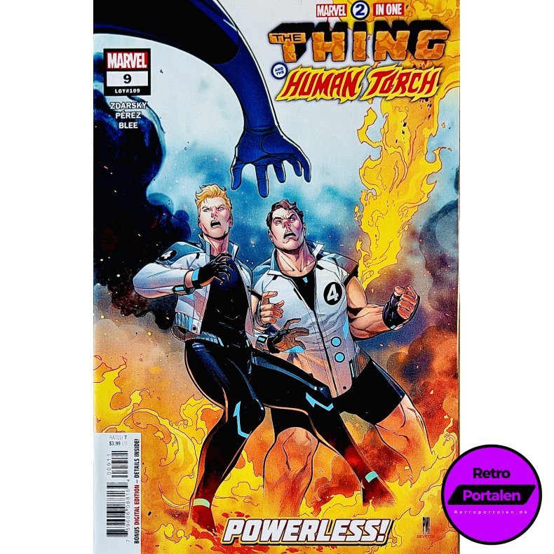Marvel 2 In One: The Thing And The Human Torch Nr. 9  (LGY#109) (Engelsk) (Marvel) (Tegneserie)