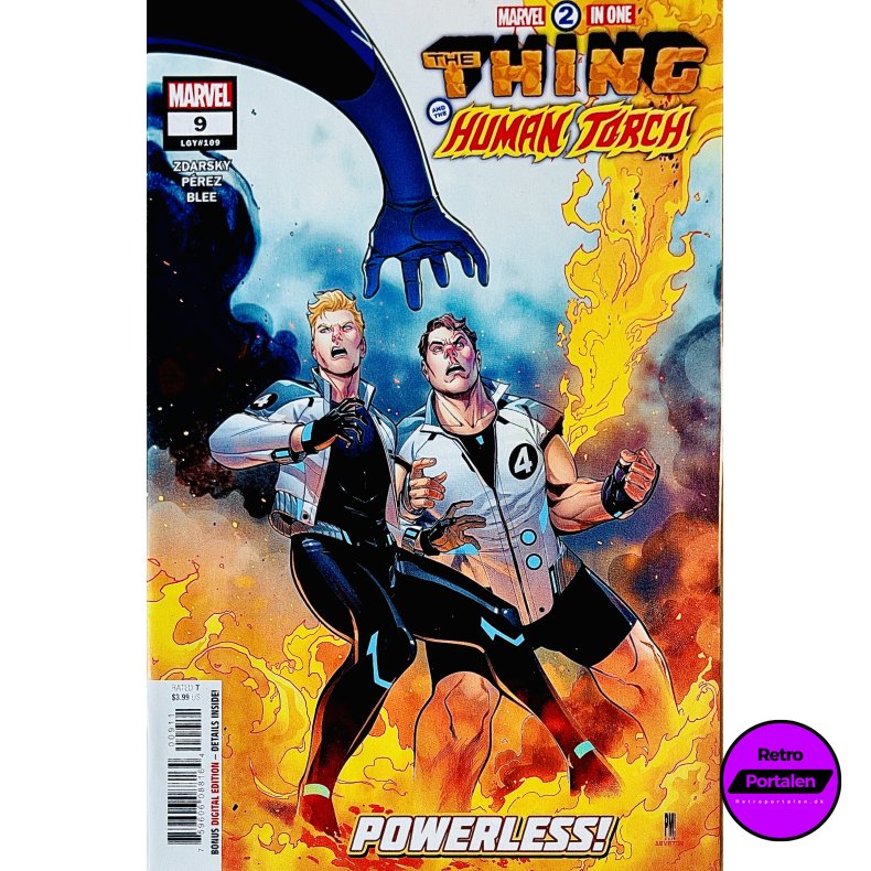 Marvel 2 In One: The Thing And The Human Torch Nr. 9  (LGY#109) (Engelsk) (Marvel) (Tegneserie)