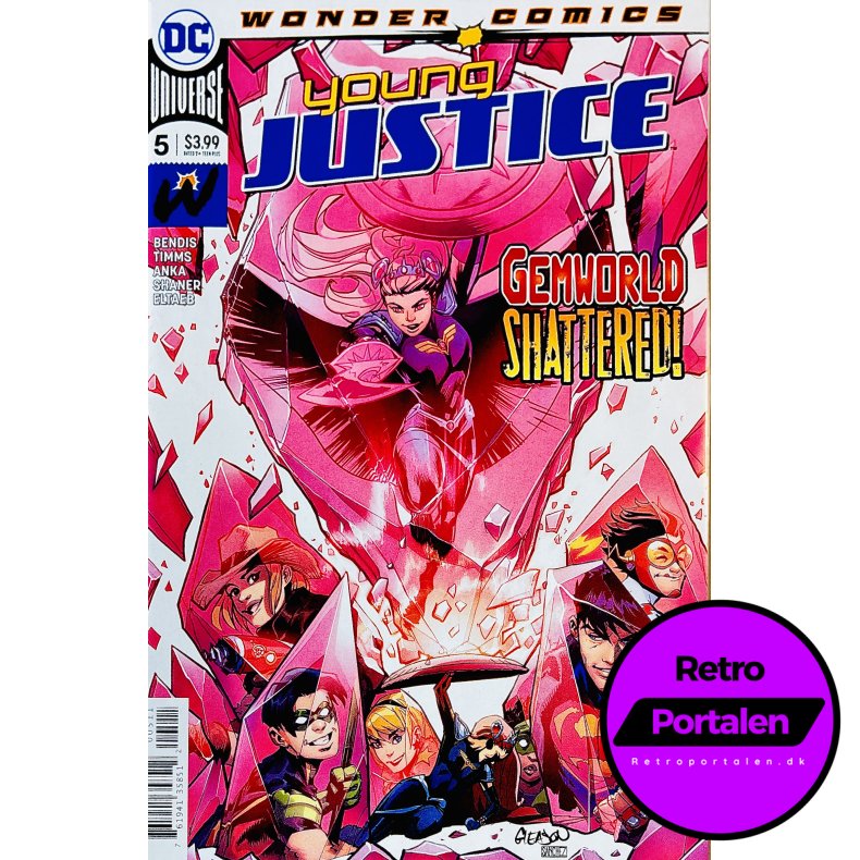 Young Justice Nr. 5 (Wonder Comics) (Bendis) (Engelsk) (DC Comics) (Tegneserie)