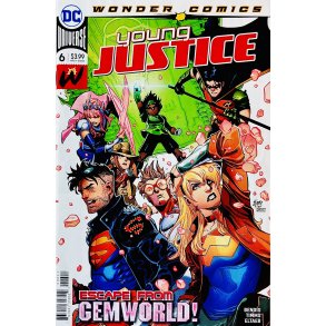 Young Justice Nr. 6 (Wonder Comics) (Bendis) (Engelsk) (DC Comics) (Tegneserie)