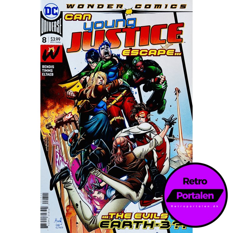 Young Justice Nr. 8 (Wonder Comics) (Bendis) (Engelsk) (DC Comics) (Tegneserie)