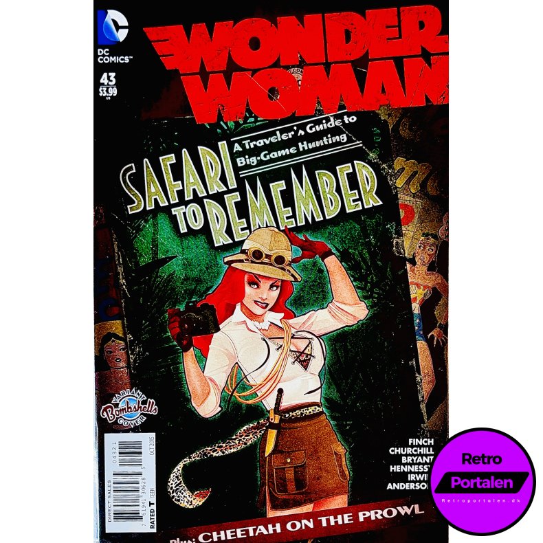 Wonder Woman Nr. 43 (Safari To Remember) (Finch / Churchill) (Engelsk) (DC Comics) (Tegneserie)