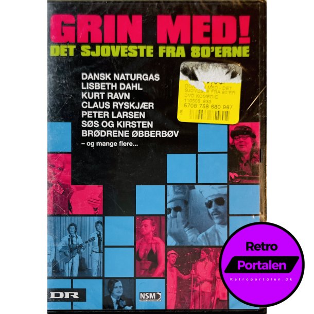 Grin med! Det sjoveste fra 80'erne (NY) (DVD)