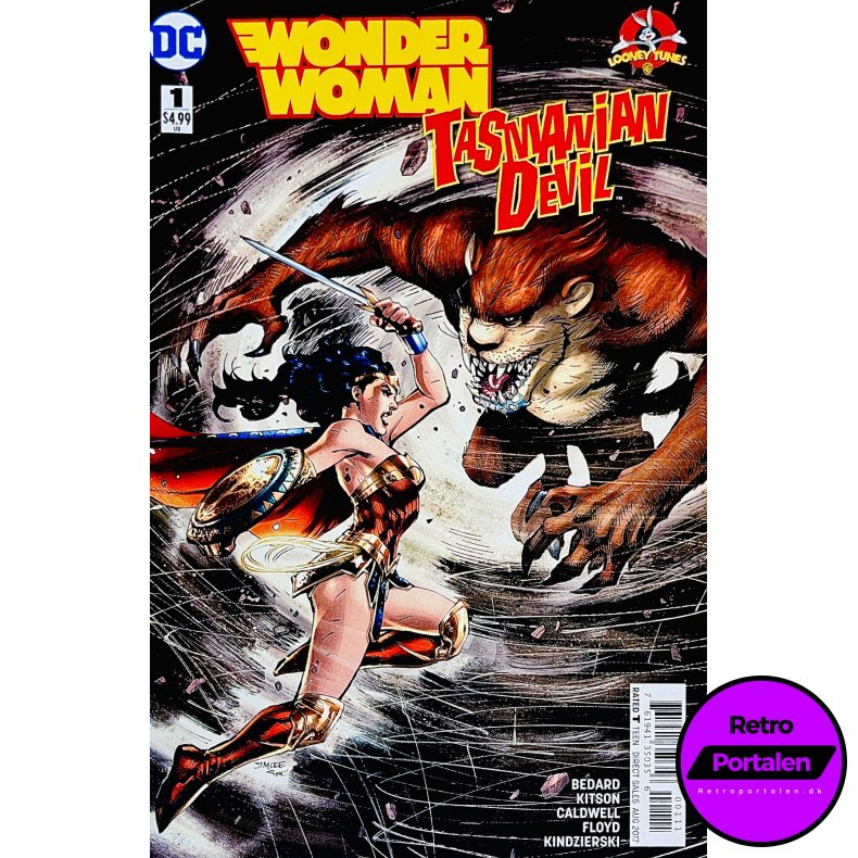 Wonder Woman / Tasmanian Devil Nr. 1 (Bedard / Kitson) (Engelsk) (DC Comics) (Tegneserie)