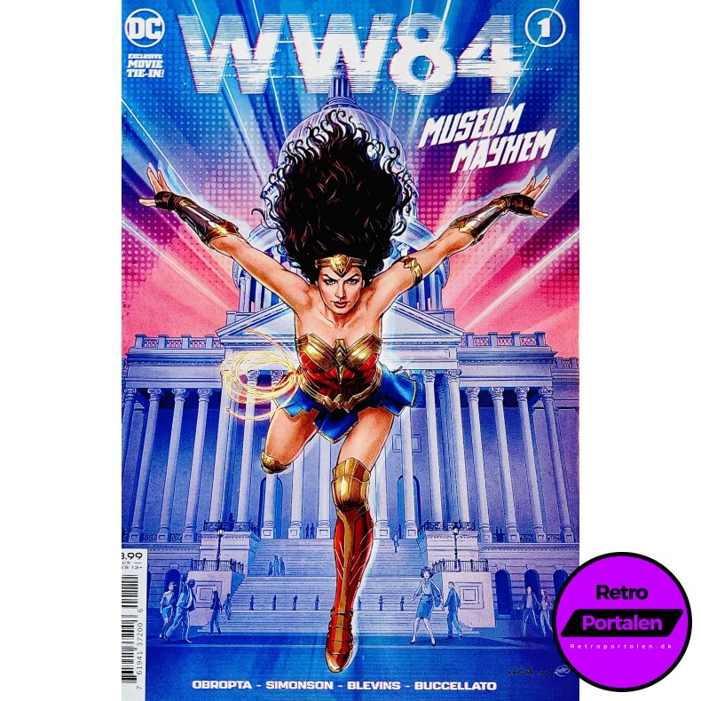 WW84 Nr. 1 (Museum Mayhem) (Obrobta / Simonson) (Engelsk) (DC Comics) (Tegneserie)