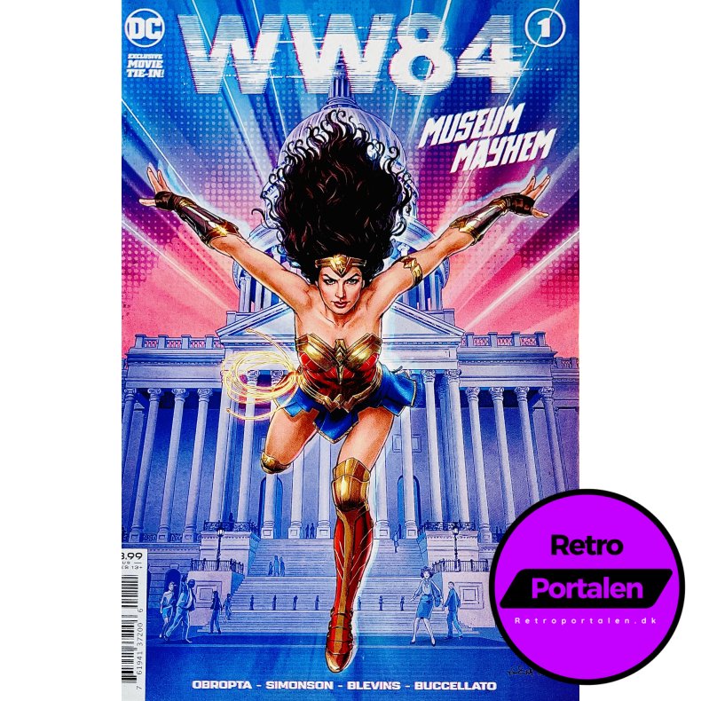 WW84 Nr. 1 (Museum Mayhem) (Obrobta / Simonson) (Engelsk) (DC Comics) (Tegneserie)