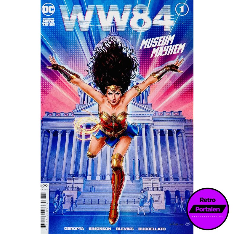 WW84 Nr. 1 (Museum Mayhem) (Obrobta / Simonson) (Engelsk) (DC Comics) (Tegneserie)