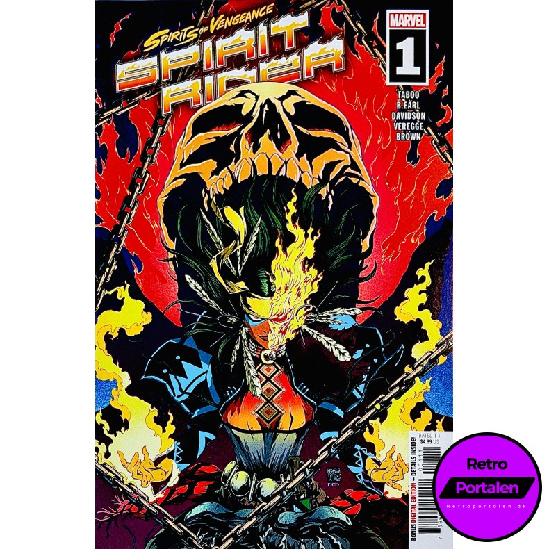 Spirits Of Vengeance: Spirit Rider Nr. 1 (Taboo / B. Earl) (Engelsk) (Marvel) (Tegneserie)