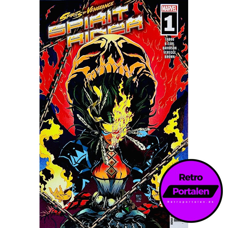Spirits Of Vengeance: Spirit Rider Nr. 1 (Taboo / B. Earl) (Engelsk) (Marvel) (Tegneserie)