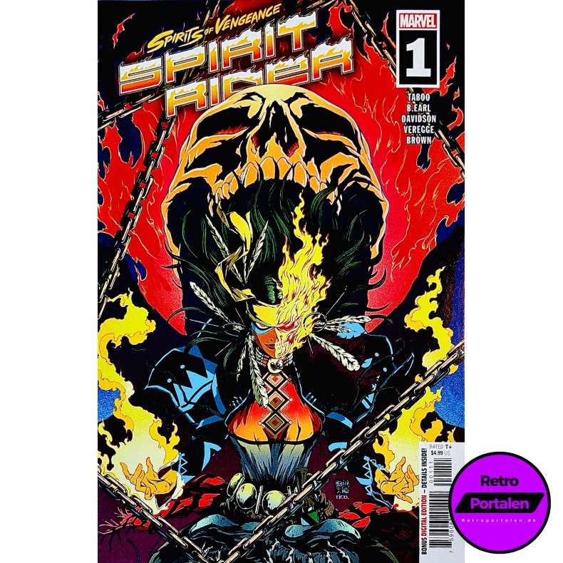 Spirits Of Vengeance: Spirit Rider Nr. 1 (Taboo / B. Earl) (Engelsk) (Marvel) (Tegneserie)